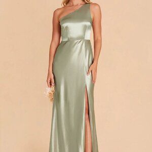Birdy Grey - Kira Dress, Shiny Satin Sage, NWT